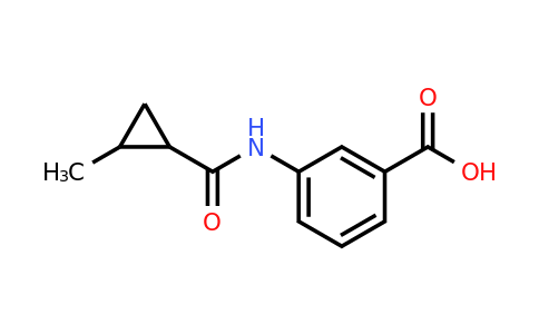 CAS 953726-42-6 | 3-(2-Methylcyclopropaneamido)benzoic acid