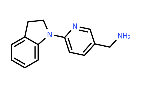 CAS 953726-50-6 | (6-(Indolin-1-yl)pyridin-3-yl)methanamine