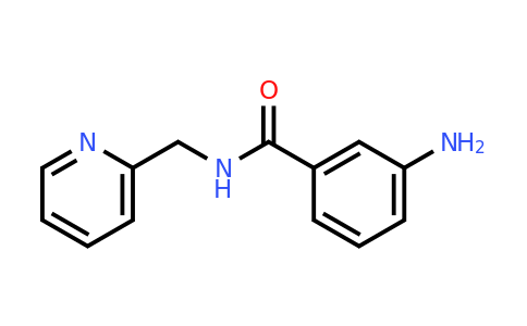 CAS 953727-11-2 | 3-Amino-N-(Pyridin-2-Ylmethyl)Benzamide