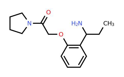 CAS 953731-69-6 | 2-[2-(1-Aminopropyl)phenoxy]-1-(pyrrolidin-1-yl)ethan-1-one