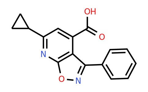 CAS 953733-48-7 | 6-Cyclopropyl-3-phenyl-[1,2]oxazolo[5,4-b]pyridine-4-carboxylic acid