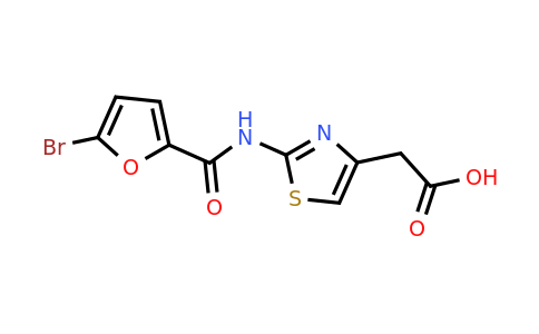 CAS 953737-67-2 | 2-[2-(5-Bromofuran-2-amido)-1,3-thiazol-4-yl]acetic acid