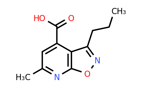 CAS 953739-35-0 | 6-Methyl-3-propyl-[1,2]oxazolo[5,4-b]pyridine-4-carboxylic acid