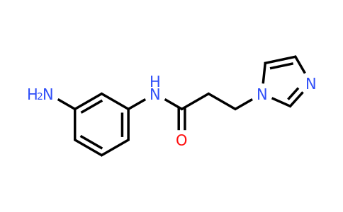 CAS 953739-80-5 | N-(3-Aminophenyl)-3-(1H-imidazol-1-yl)propanamide