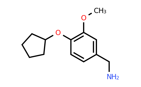 CAS 953740-86-8 | [4-(cyclopentoxy)-3-methoxy-phenyl]methanamine