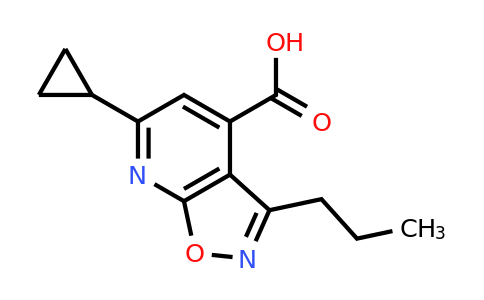 CAS 953741-74-7 | 6-Cyclopropyl-3-propyl-[1,2]oxazolo[5,4-b]pyridine-4-carboxylic acid