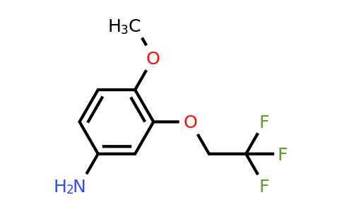 CAS 953744-38-2 | 4-Methoxy-3-(2,2,2-trifluoroethoxy)aniline
