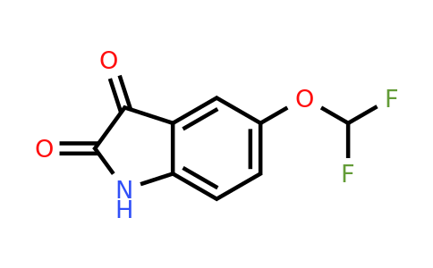 CAS 953746-10-6 | 5-(Difluoromethoxy)indoline-2,3-dione