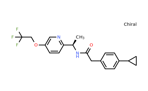 CAS 953778-63-7 | (R)-2-(4-Cyclopropylphenyl)-N-(1-(5-(2,2,2-trifluoroethoxy)pyridin-2-yl)ethyl)acetamide