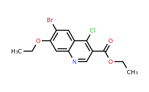 CAS 953803-81-1 | Ethyl 6-bromo-4-chloro-7-ethoxyquinoline-3-carboxylate