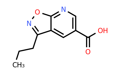 CAS 953885-65-9 | 3-Propyl-[1,2]oxazolo[5,4-b]pyridine-5-carboxylic acid