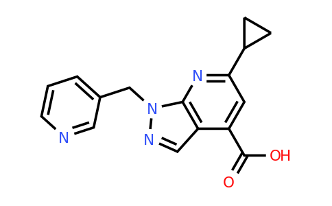 CAS 953888-58-9 | 6-Cyclopropyl-1-(pyridin-3-ylmethyl)-1H-pyrazolo[3,4-b]pyridine-4-carboxylic acid