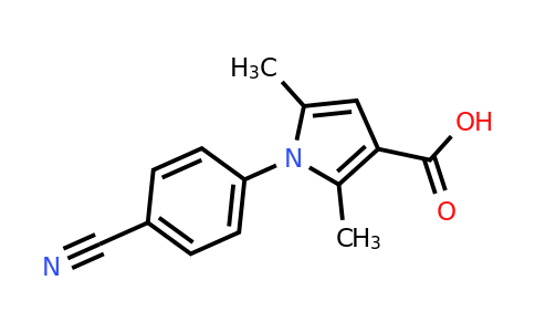 CAS 953888-81-8 | 1-(4-Cyanophenyl)-2,5-dimethyl-1H-pyrrole-3-carboxylic acid