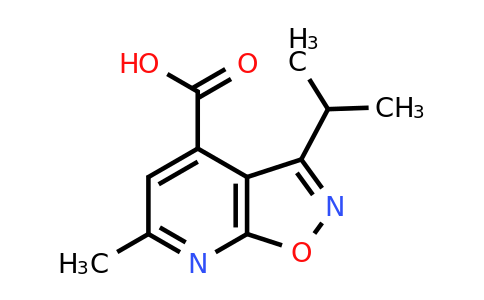 CAS 953891-44-6 | 6-Methyl-3-(propan-2-yl)-[1,2]oxazolo[5,4-b]pyridine-4-carboxylic acid