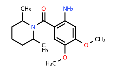 CAS 953892-79-0 | 2-(2,6-Dimethylpiperidine-1-carbonyl)-4,5-dimethoxyaniline
