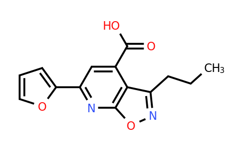 CAS 953893-59-9 | 6-(Furan-2-yl)-3-propyl-[1,2]oxazolo[5,4-b]pyridine-4-carboxylic acid