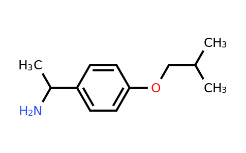 CAS 953894-81-0 | 1-[4-(2-methylpropoxy)phenyl]ethan-1-amine