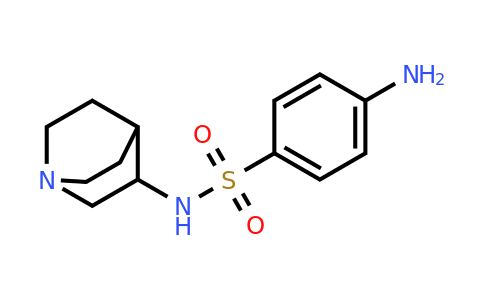CAS 953895-19-7 | 4-Amino-N-{1-azabicyclo[2.2.2]octan-3-yl}benzene-1-sulfonamide
