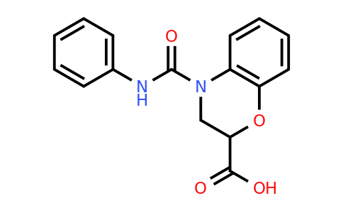 CAS 953895-47-1 | 4-(Phenylcarbamoyl)-3,4-dihydro-2H-1,4-benzoxazine-2-carboxylic acid