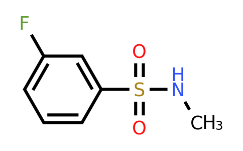 CAS 953899-88-2 | 3-Fluoro-N-methylbenzene-1-sulfonamide
