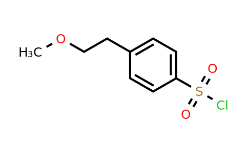CAS 953903-65-6 | 4-(2-Methoxyethyl)benzene-1-sulfonyl chloride