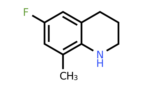 CAS 953908-72-0 | 6-Fluoro-8-methyl-1,2,3,4-tetrahydroquinoline