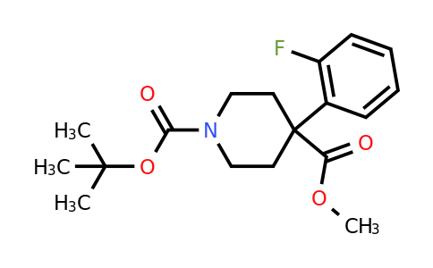CAS 954125-24-7 | 1-Boc-4-o-Fluorophenyl-4-methoxycarbonylpiperidine