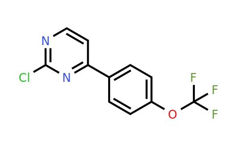 2-Chloro-4-(4-(trifluoromethoxy)phenyl)pyrimidine