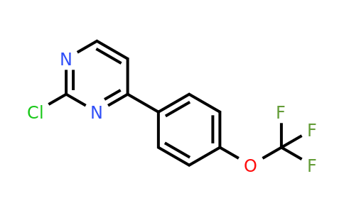 CAS 954217-67-5 | 2-Chloro-4-(4-(trifluoromethoxy)phenyl)pyrimidine