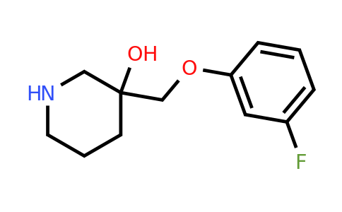 CAS 954220-32-7 | 3-((3-Fluorophenoxy)methyl)piperidin-3-ol