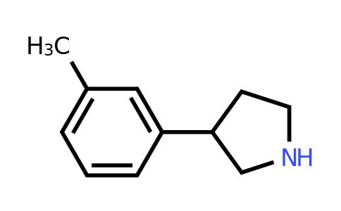 CAS 954220-64-5 | 3-(3-methylphenyl)pyrrolidine