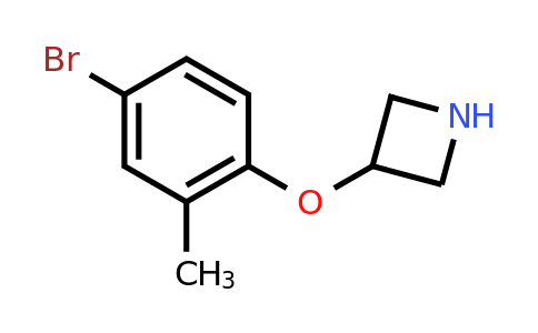 CAS 954223-42-8 | 3-(4-Bromo-2-methylphenoxy)azetidine