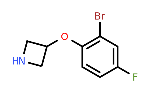 CAS 954225-37-7 | 3-(2-Bromo-4-fluorophenoxy)azetidine