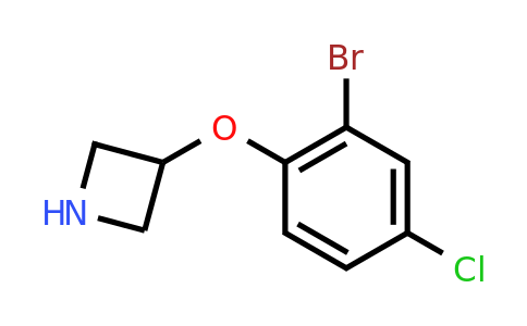 CAS 954225-69-5 | 3-(2-Bromo-4-chlorophenoxy)azetidine