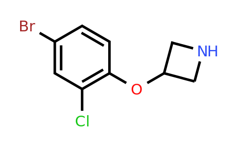 CAS 954226-36-9 | 3-(4-Bromo-2-chlorophenoxy)azetidine
