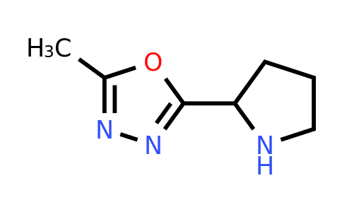 CAS 954228-45-6 | 2-methyl-5-(pyrrolidin-2-yl)-1,3,4-oxadiazole