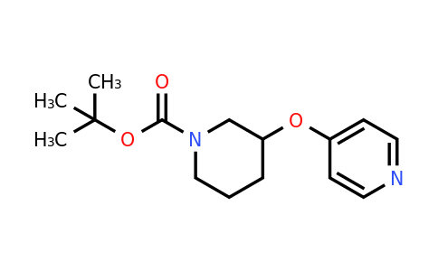 CAS 954228-57-0 | 3-(Pyridin-4-yloxy)-piperidine-1-carboxylic acid tert-butyl ester