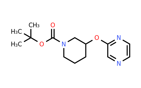 CAS 954228-88-7 | 3-(Pyrazin-2-yloxy)-piperidine-1-carboxylic acid tert-butyl ester