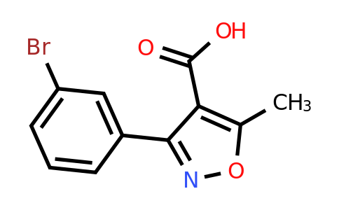 CAS 954230-35-4 | 3-(3-bromophenyl)-5-methyl-1,2-oxazole-4-carboxylic acid