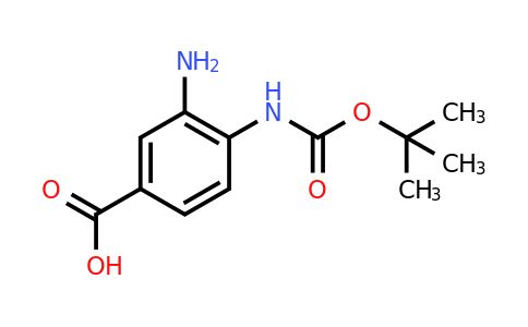 CAS 954238-52-9 | 3-Amino-4-tert-butoxycarbonylamino-benzoic acid