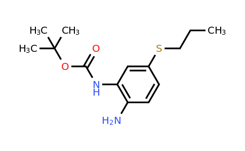 CAS 954239-07-7 | (2-Amino-5-propylsulfanyl-phenyl)-carbamic acid tert-butyl ester