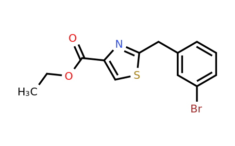 2-(3-Bromo-benzyl)-thiazole-4-carboxylic acid ethyl ester