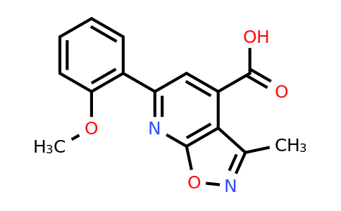 CAS 954253-94-2 | 6-(2-Methoxyphenyl)-3-methyl-[1,2]oxazolo[5,4-b]pyridine-4-carboxylic acid
