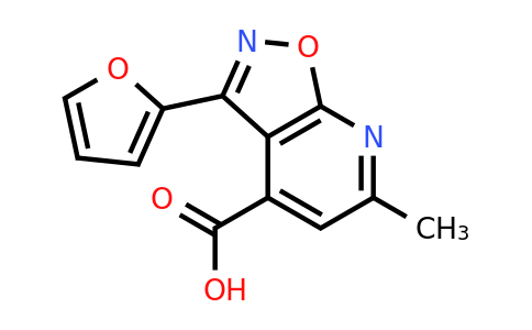 CAS 954254-90-1 | 3-(Furan-2-yl)-6-methyl-[1,2]oxazolo[5,4-b]pyridine-4-carboxylic acid