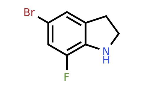 CAS 954258-03-8 | 5-bromo-7-fluoro-2,3-dihydro-1H-indole