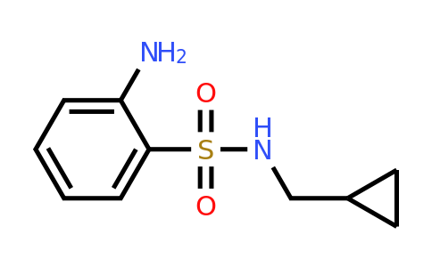 CAS 954259-78-0 | 2-Amino-N-(cyclopropylmethyl)benzenesulfonamide