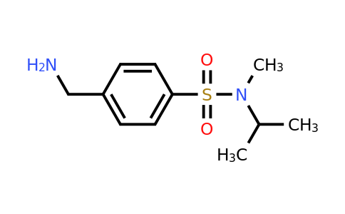 CAS 954261-78-0 | 4-(Aminomethyl)-N-methyl-N-(propan-2-yl)benzene-1-sulfonamide