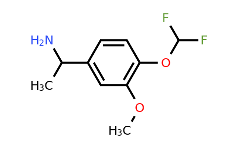CAS 954263-76-4 | 1-[4-(Difluoromethoxy)-3-methoxyphenyl]ethan-1-amine