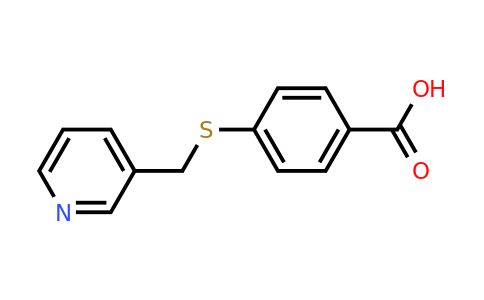 CAS 954269-24-0 | 4-[(Pyridin-3-ylmethyl)sulfanyl]benzoic acid