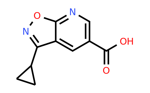 CAS 954272-31-2 | 3-Cyclopropyl-[1,2]oxazolo[5,4-b]pyridine-5-carboxylic acid